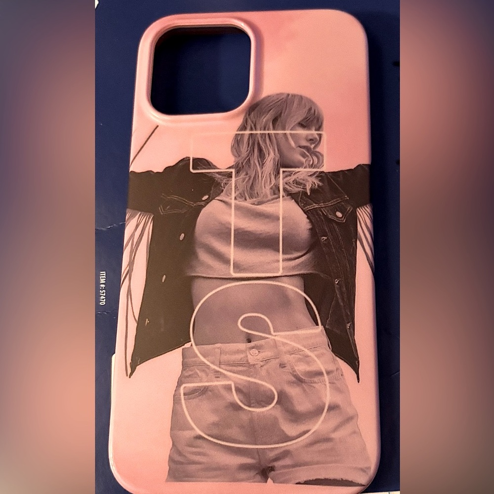 Taylor Swift phone case for a IPhone 13 Pro Max.